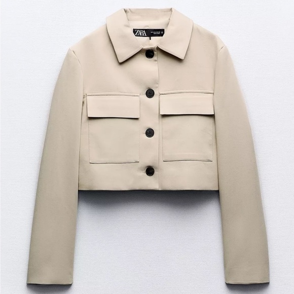 Zara Jackets & Blazers - Zara Cropped Jacket